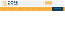 Tablet Screenshot of copedogs.org